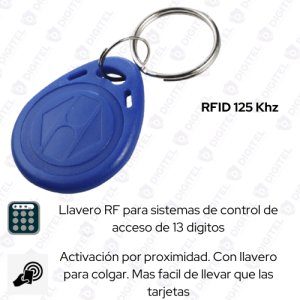 Llavero Rfid De Proximidad 125 Khz Controles De Acceso