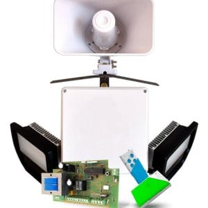 Kit De Alarma Vecinal Inteligente Hablada Hexacom Revo 400t